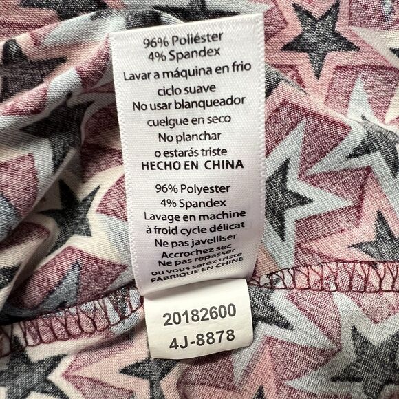 LulaRoe T-shirt Dress All Over Stars Print Flowy Knee Length Fun Size XS - Picture 9 of 9